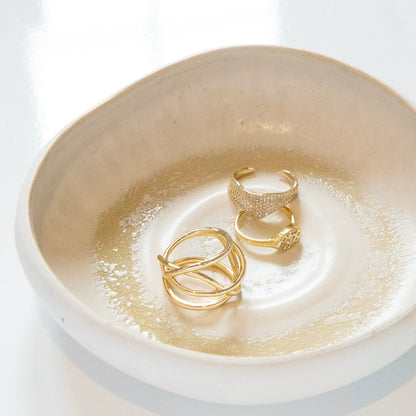 intertwined band ring